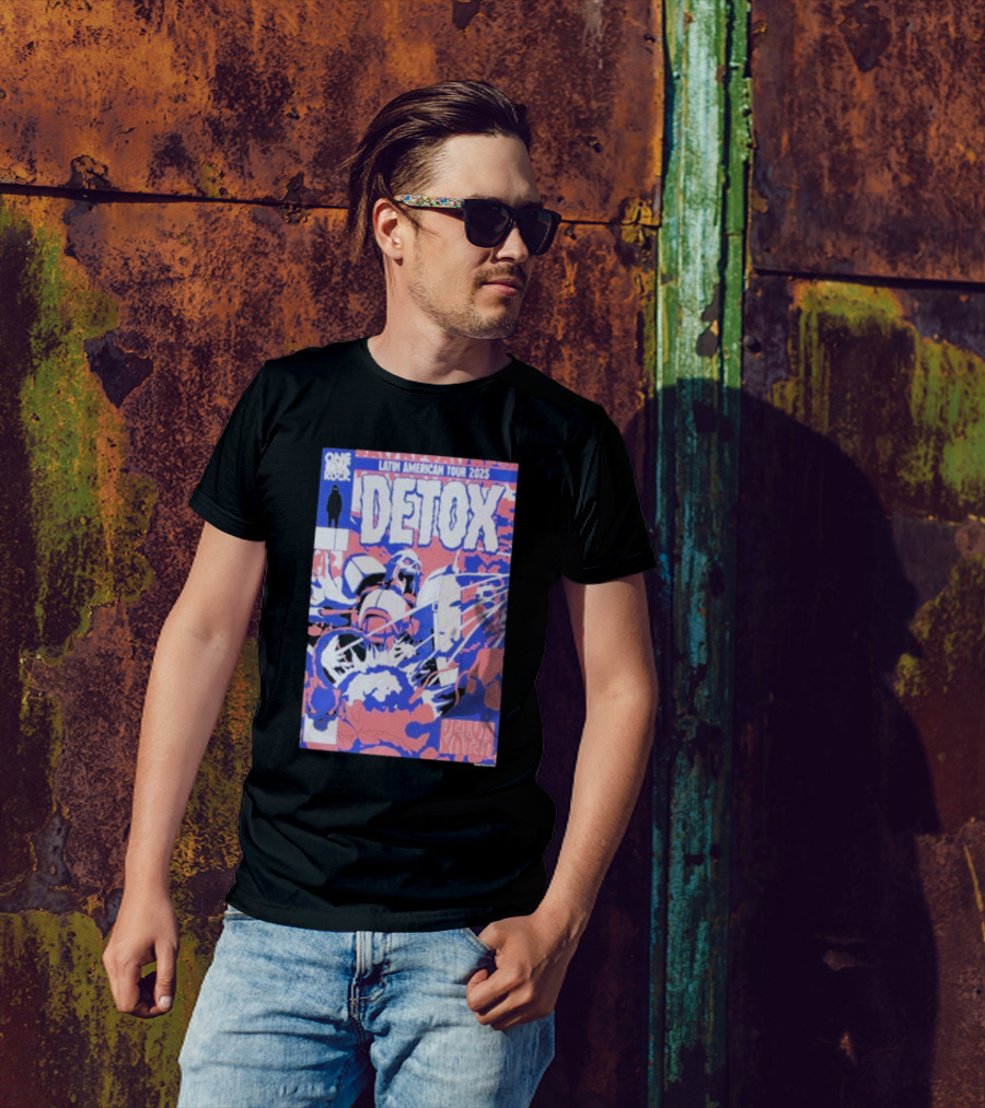 One OK Rock Detox Latin American Tour 2025 Robot T-Shirt