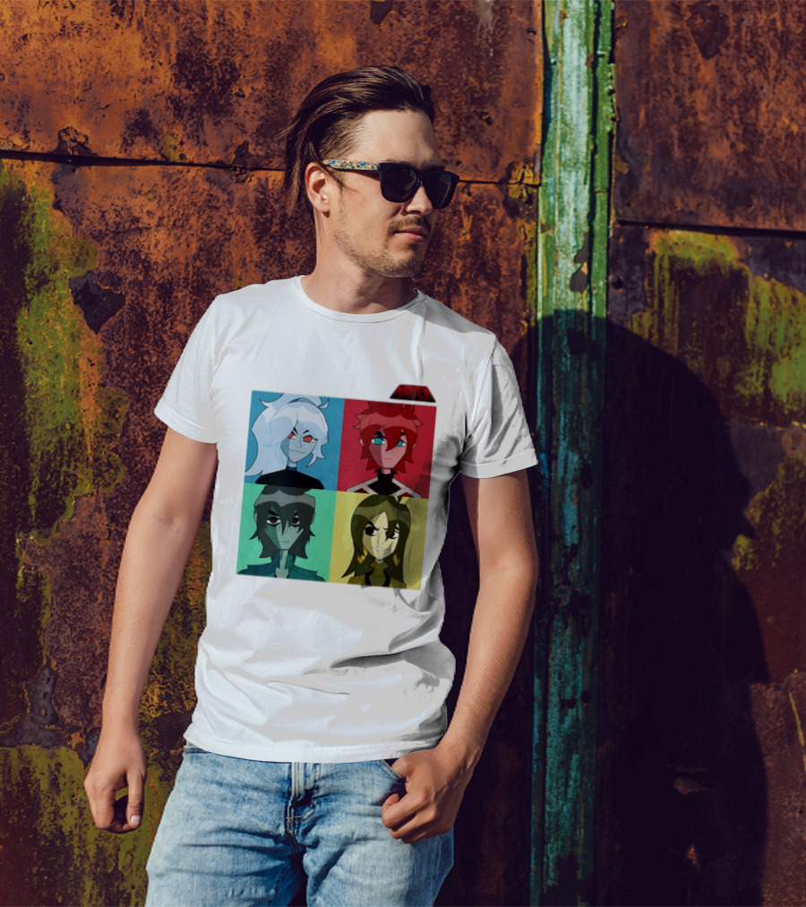 HAVEN Character Cast Art Style With Four Characters T-Shirt