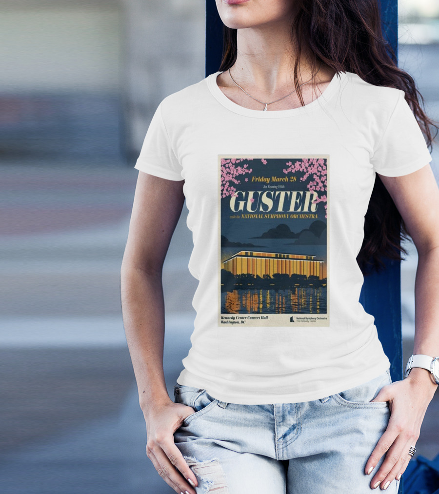 Friday March 28 An Evening With Guster National Symphony Orchestra Kennedy Center Washington DC T-Shirt