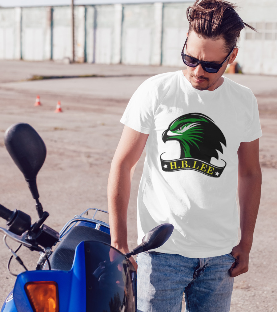 H.B. Lee Green Eagle Emblem T-Shirt