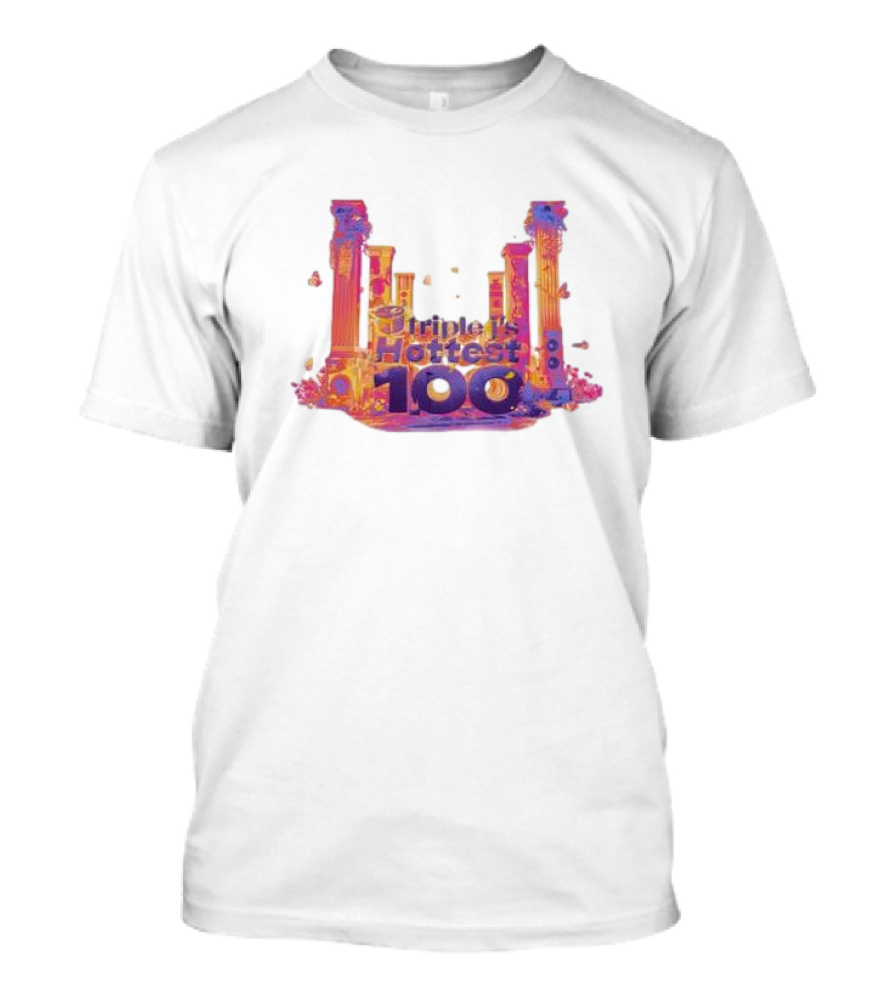 Triple J's Hottest 100 2024 White T-Shirt