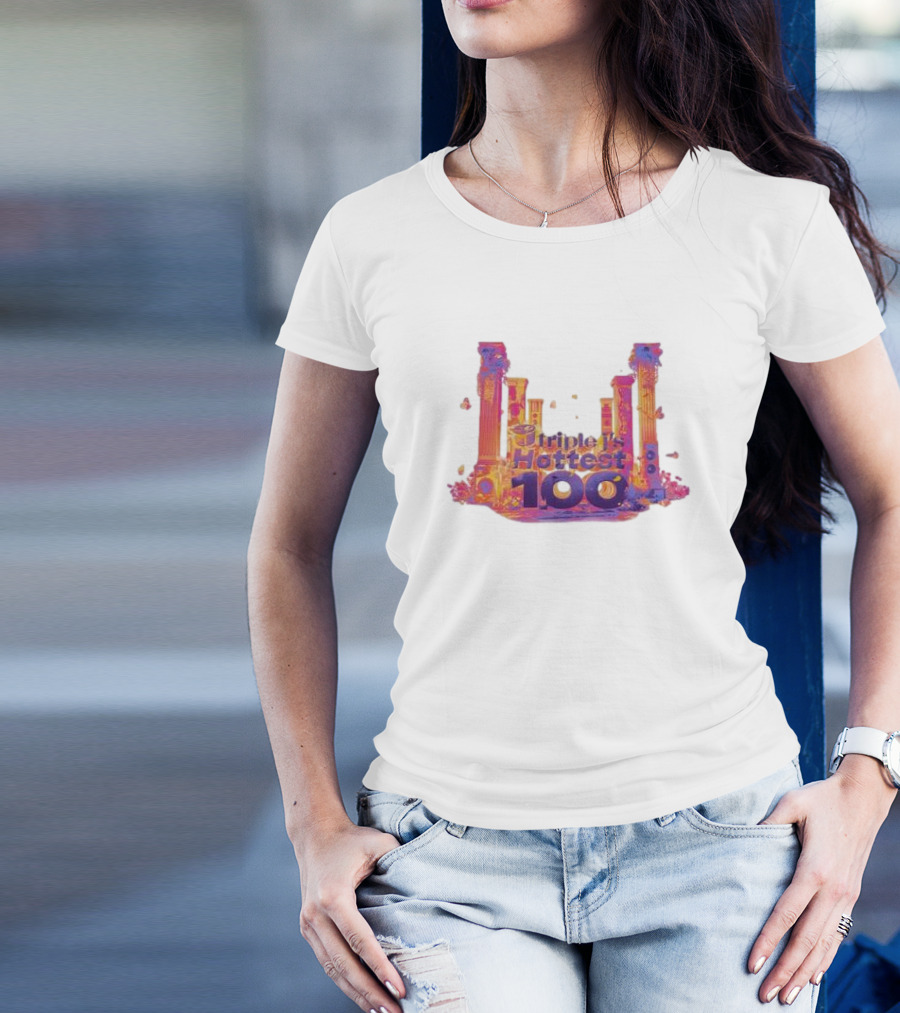 Triple J's Hottest 100 2024 White T-Shirt