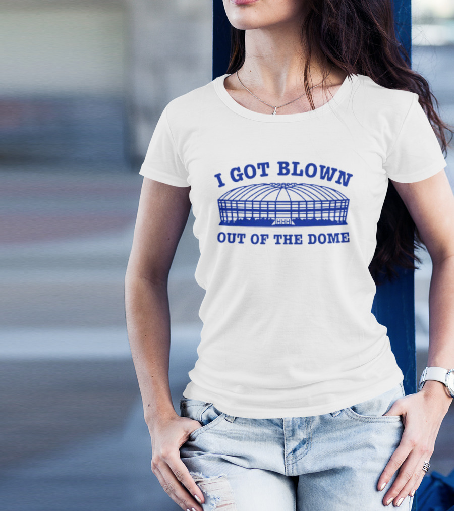 I Got Blown Out Of The Dome Stadium Illustration T-Shirt