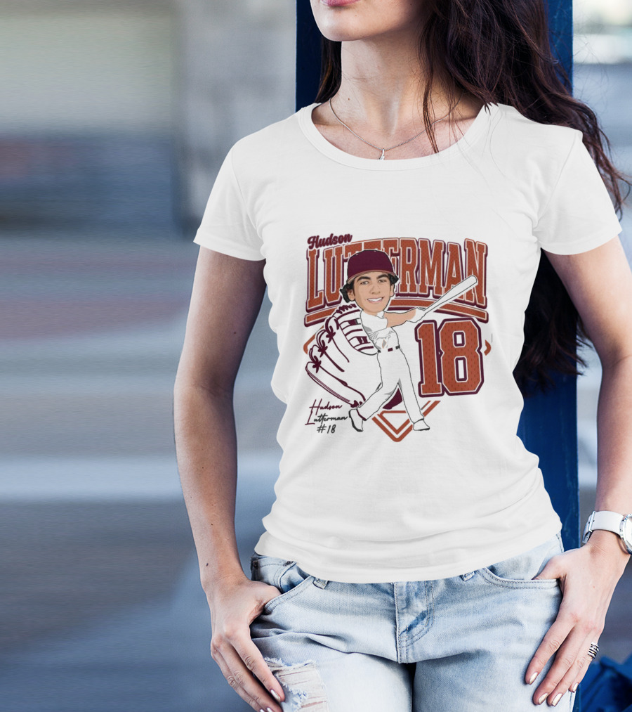 Hudson Lutterman 18 Baseball Player 2025 T-Shirt