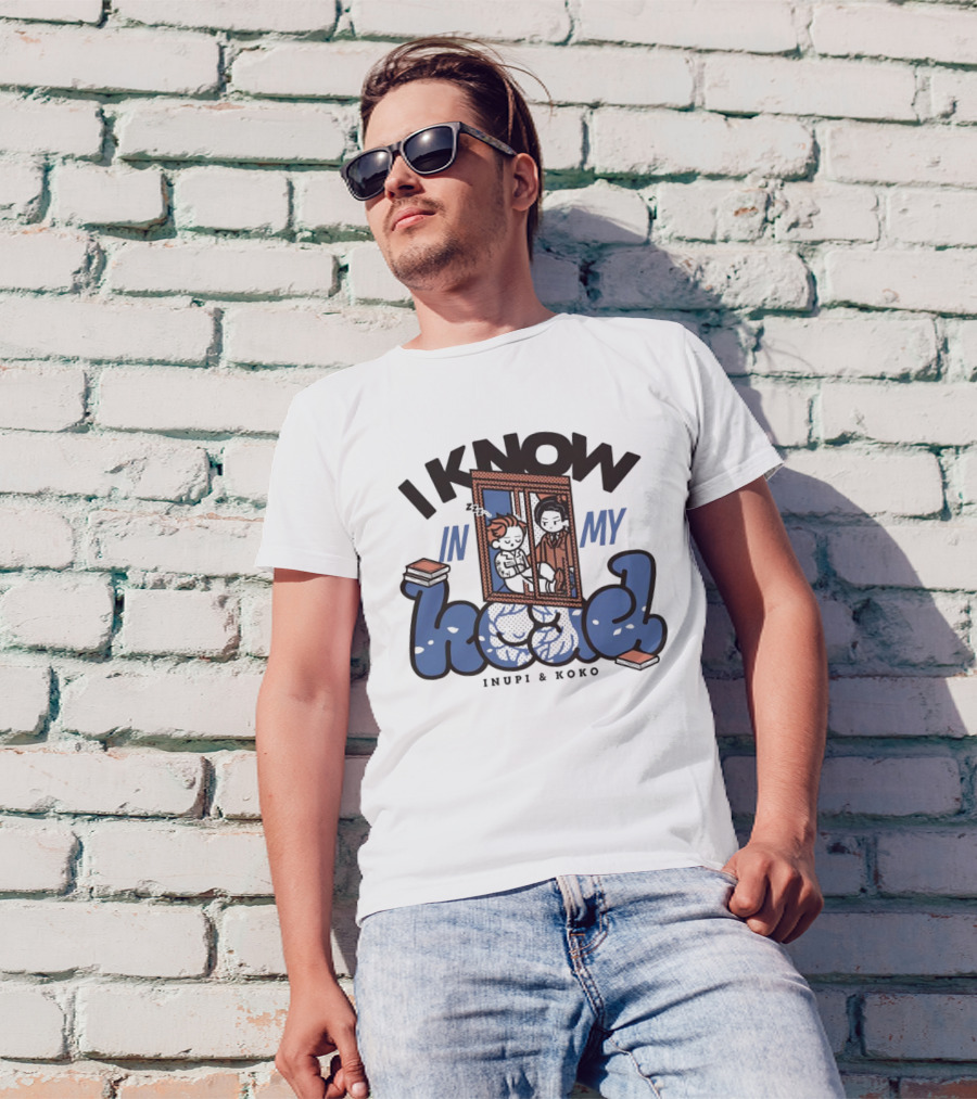 I Know In My Head Inupi And Koko Retro Comic Style T-Shirt