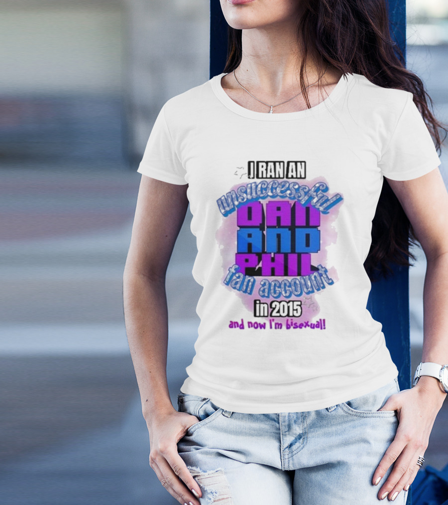 Dan And Phil Unsuccessful Fan Account 2023 Bisexual Highlight T-Shirt