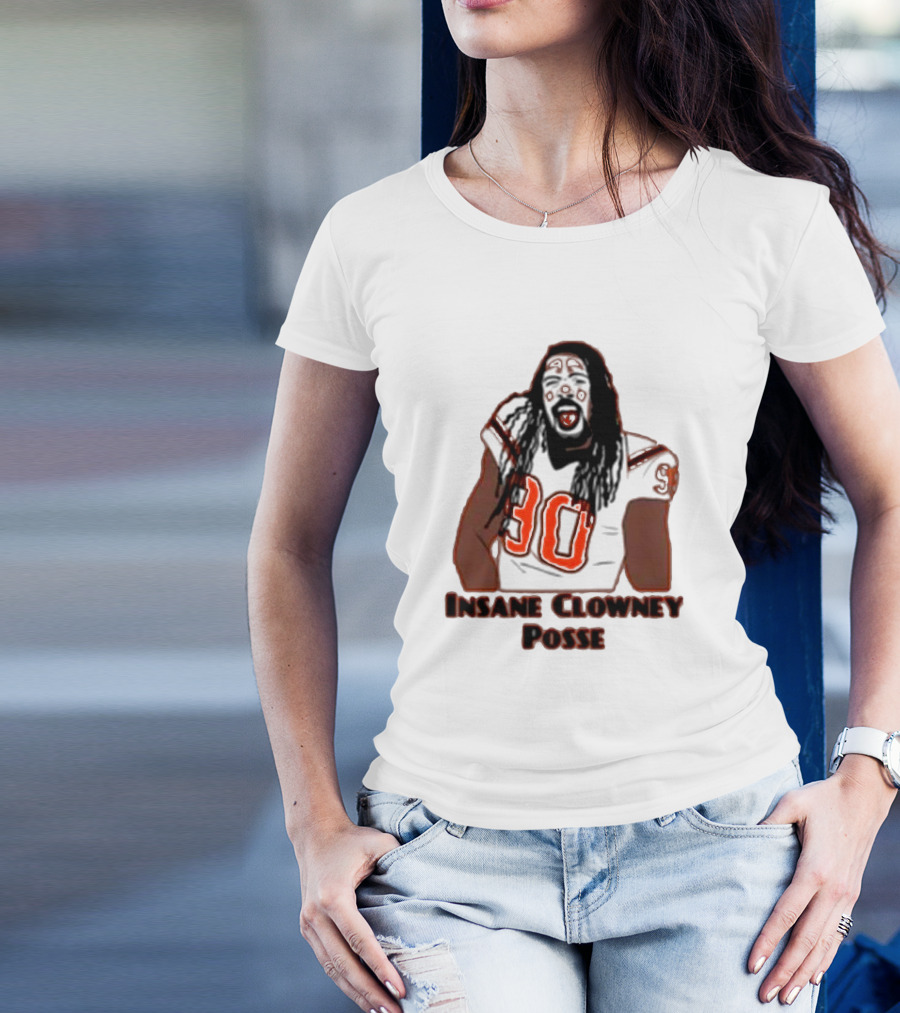 Insane Clowney Posse Player Number 90 Football Themed T-Shirt