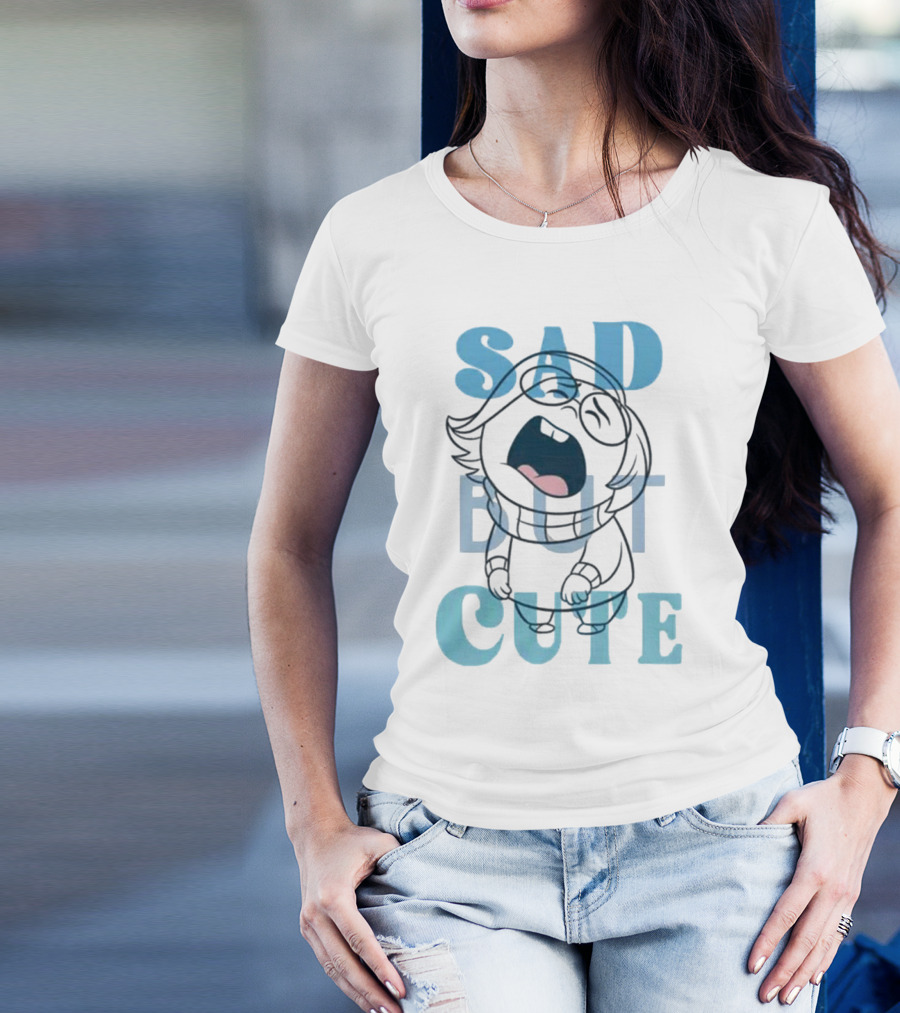 Sad But Cute Inside Out 2 Character T-Shirt