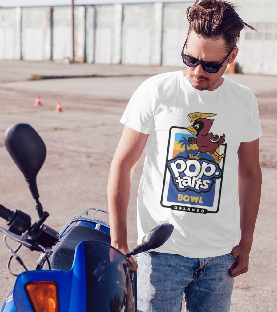 Iowa State Cyclones ISU Pop Tarts Bowl Orlando 2024 Vintage Palm Tree Sunset T-Shirt