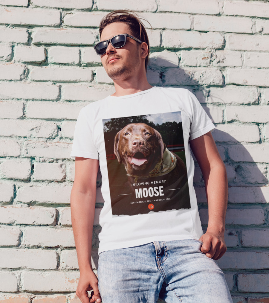 Cleveland Browns NFL In Loving Memory Moose September 24 2014 March 29 2025 Hard Knocks Star T-Shirt