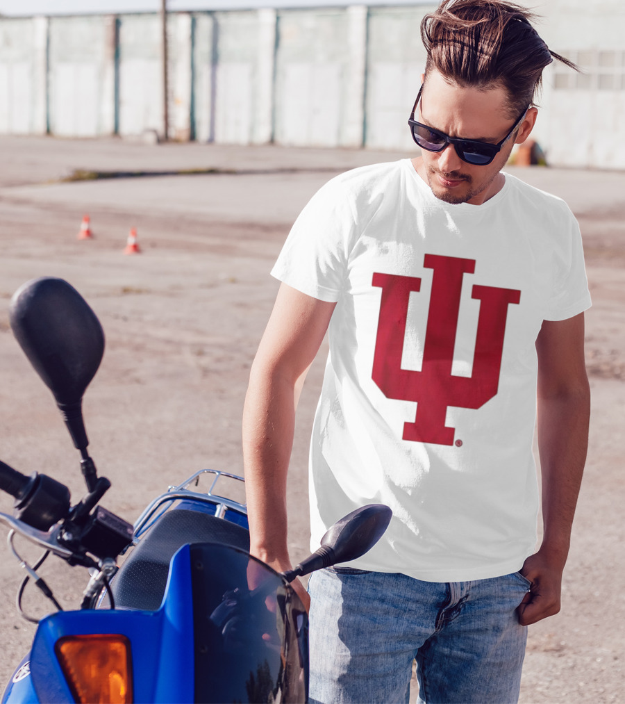 Indiana Hoosiers IU Crimson Emblem T-Shirt