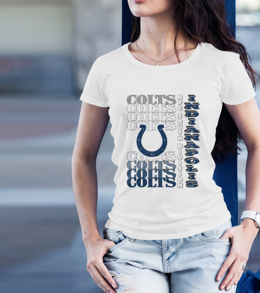 Indianapolis Colts AFC South Division Classic Colts Branding T-Shirt