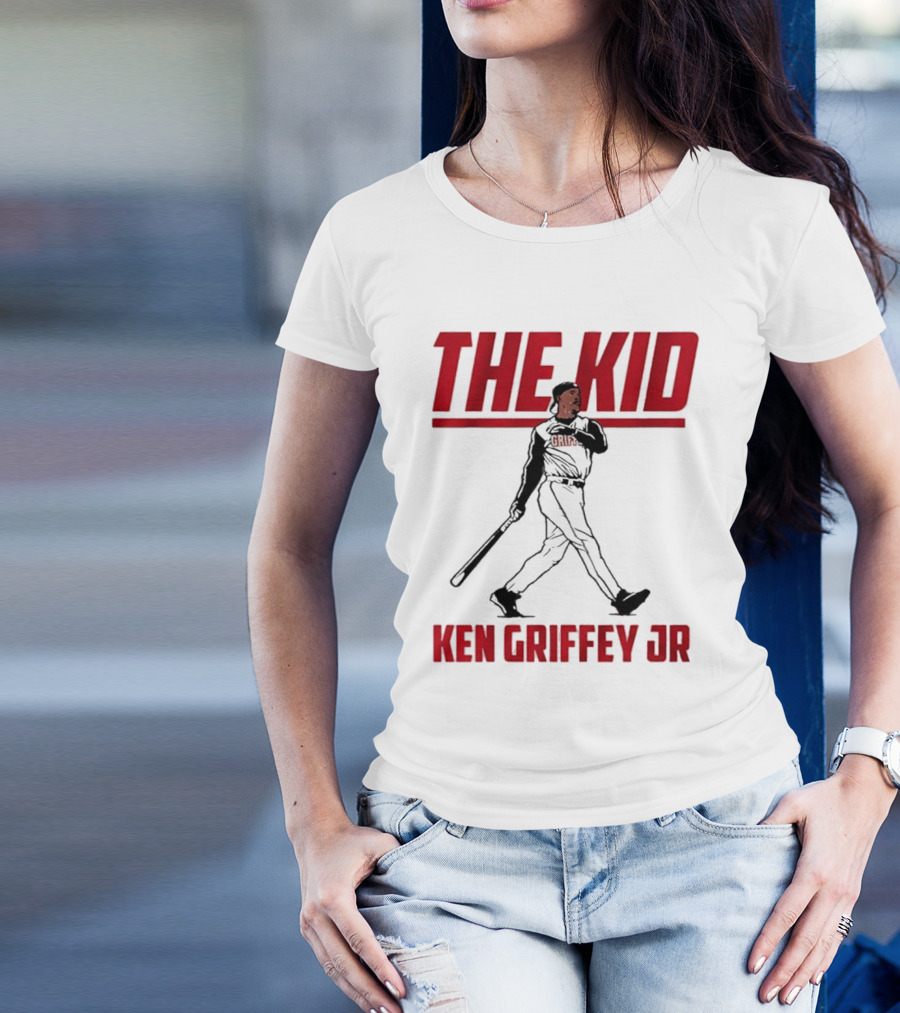 Ken Griffey Jr Cincinnati The Kid Baseball Legend T-Shirt