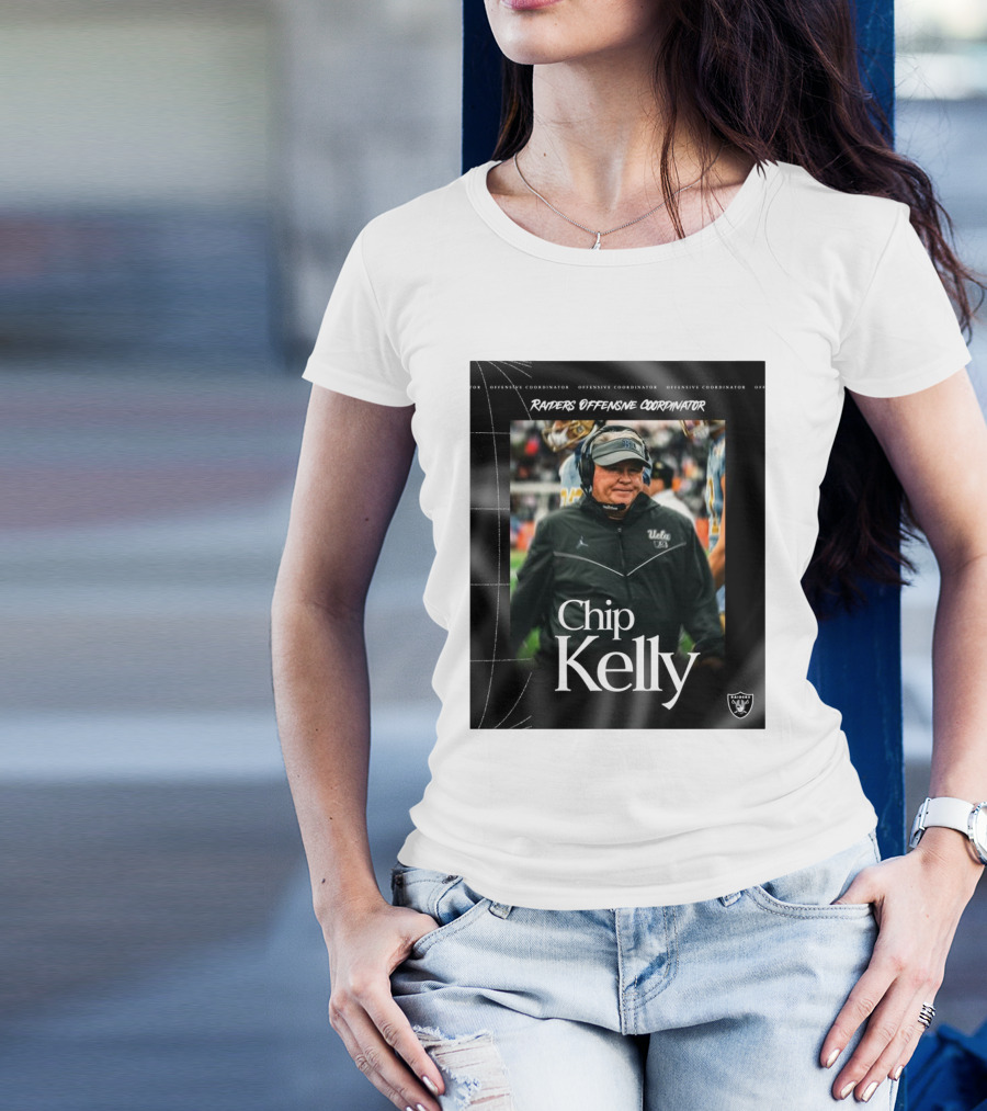 Las Vegas Raiders Offensive Coordinator Chip Kelly Welcome Silver And Black T-Shirt