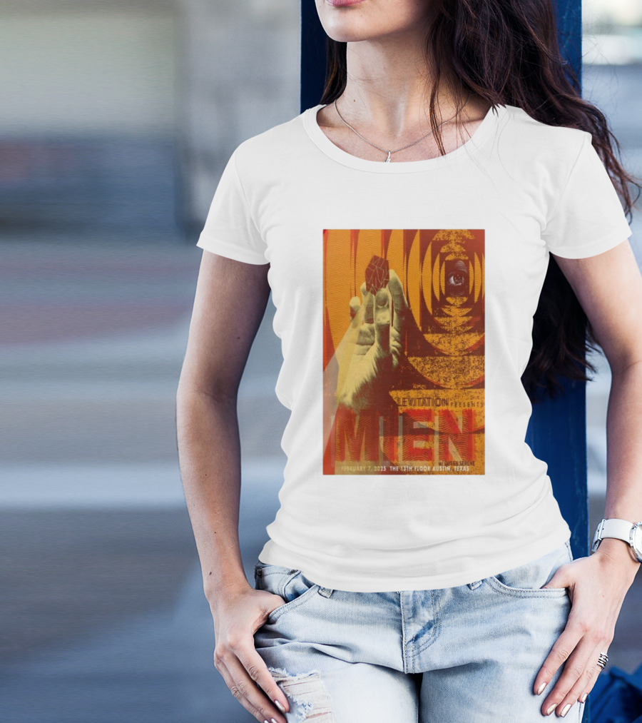 Levitation Presents Mien February 7 2025 The 13th Floor Austin Texas With Queen Serene T-Shirt