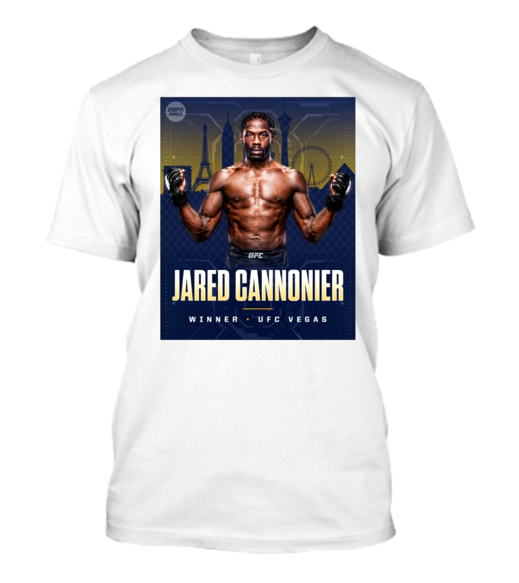 Jared Cannonier Winner UFC Vegas Iconic Victory T-Shirt