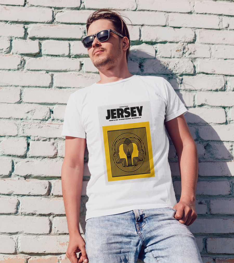 Goldenvoice Presents Jersey January 18, 2025 The Regency Ballroom San Francisco CA T-Shirt