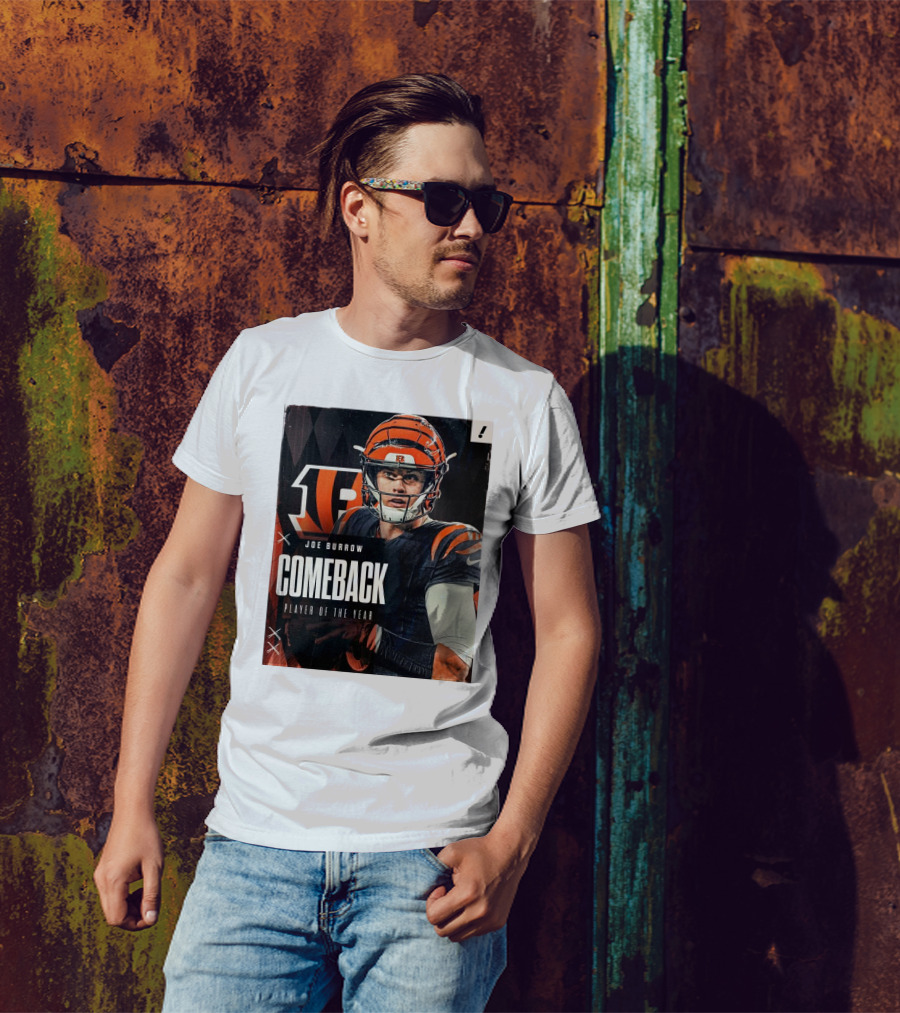 Joe Burrow Comeback Player Of The Year Cincinnati Bengals NFL 2024 T-Shirt