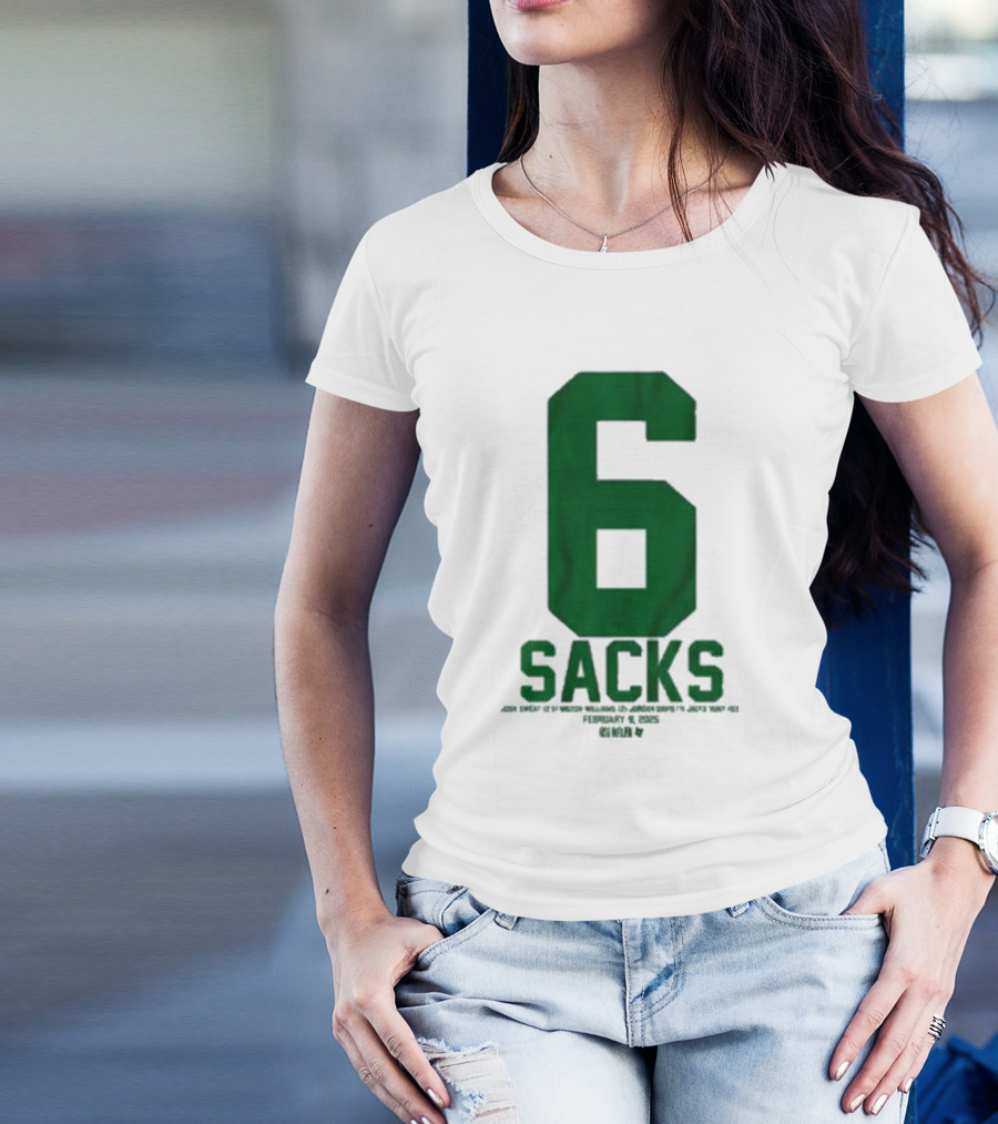 Josh Sweat Milton Williams Jordan Davis Jalyx Hunt 6 Sacks T-Shirt