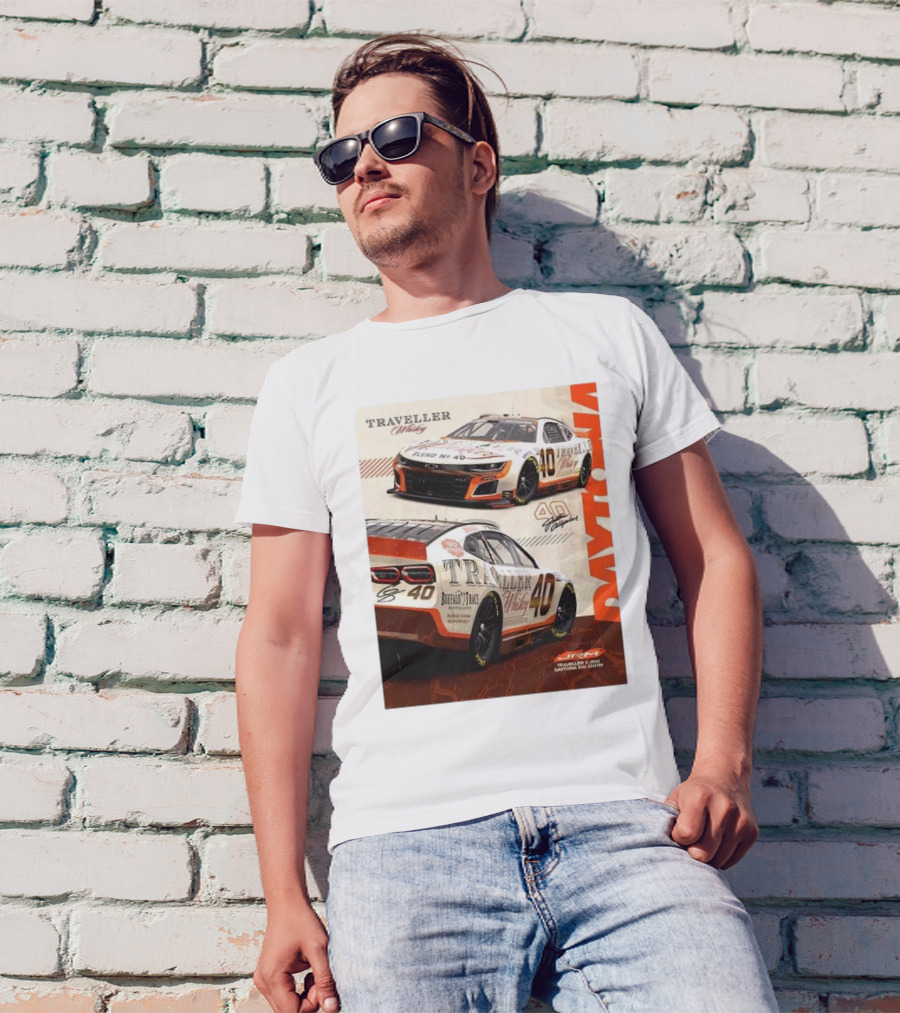 Traveller Tennessee Whiskey Blend No 40 JRM Daytona 500 Entry Justin Allgaier Diecast T-Shirt