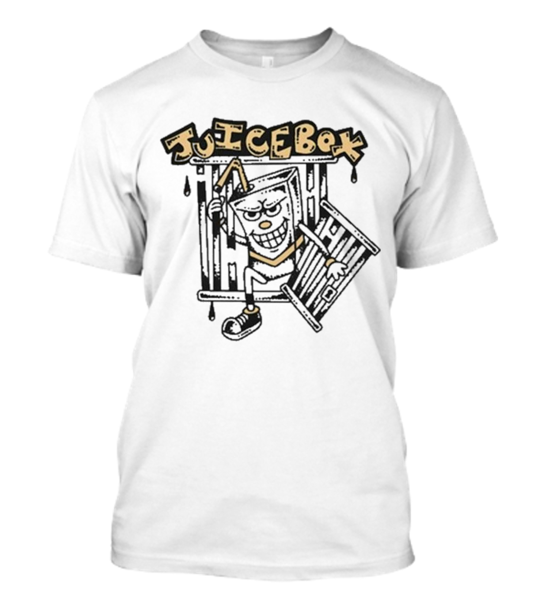 Juicebox Juiceman Doorway Drip Comic Art T-Shirt