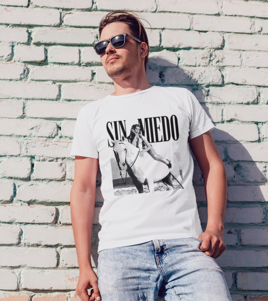 Kali Uchis Sin Miedo Equestrian Horseback Riding Vintage Style T-Shirt