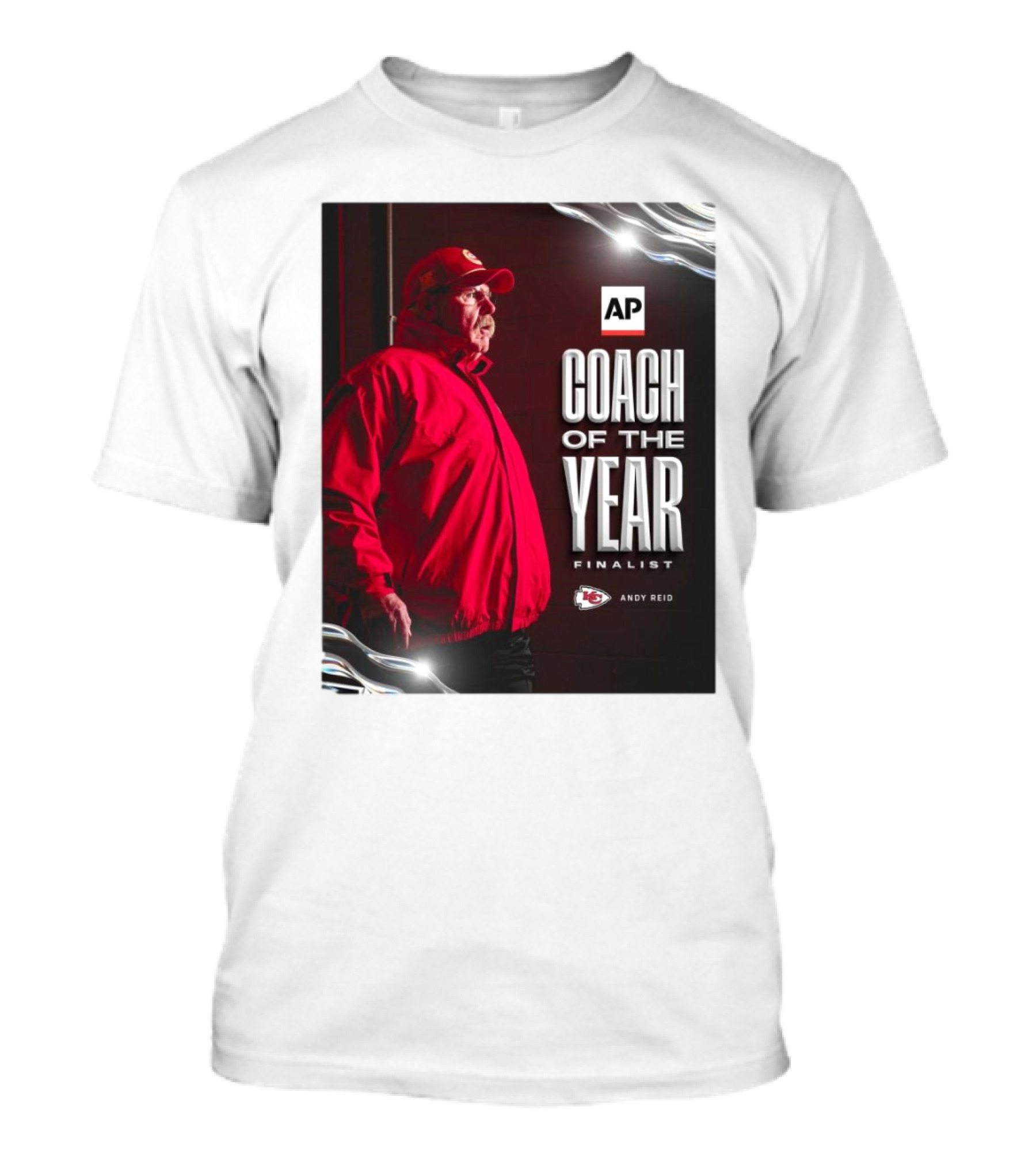 AP Coach Of The Year Finalist Andy Reid Kansas City Chiefs T-Shirt