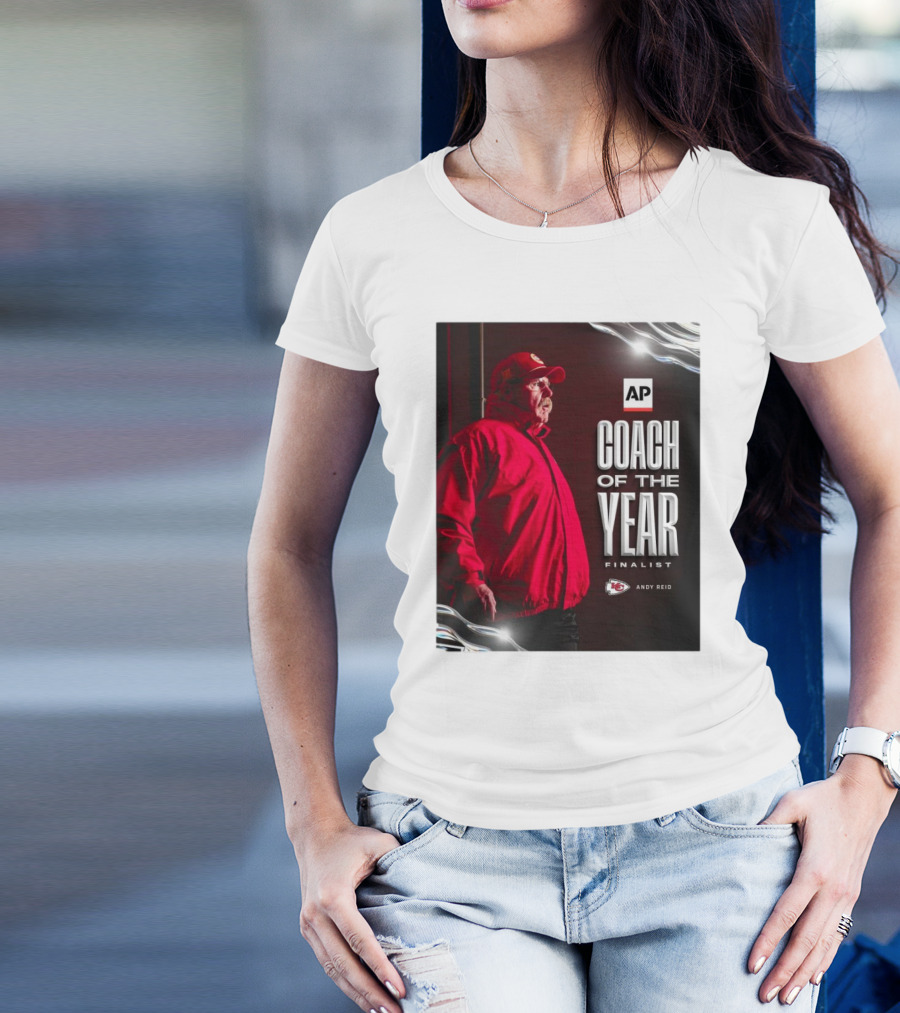 AP Coach Of The Year Finalist Andy Reid Kansas City Chiefs T-Shirt