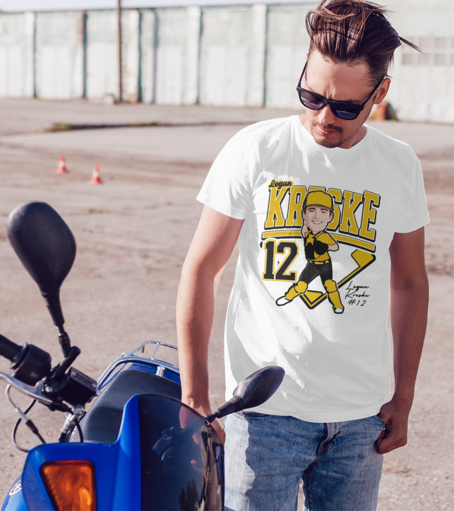 Logan Kreske Baseball 12 2025 Player Illustration T-Shirt