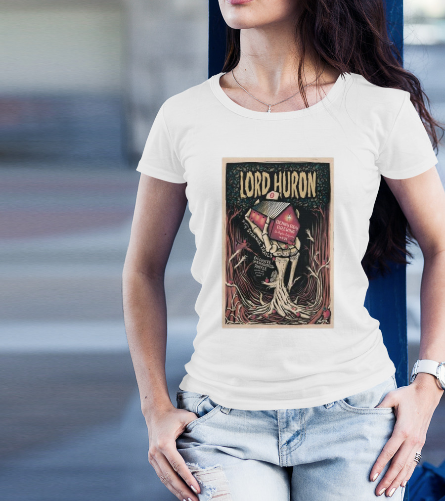 Lord Huron Strange Trails Benny Boy Brewing Apr 8 2025 Los Angeles CA Memorabilia Raffle T-Shirt