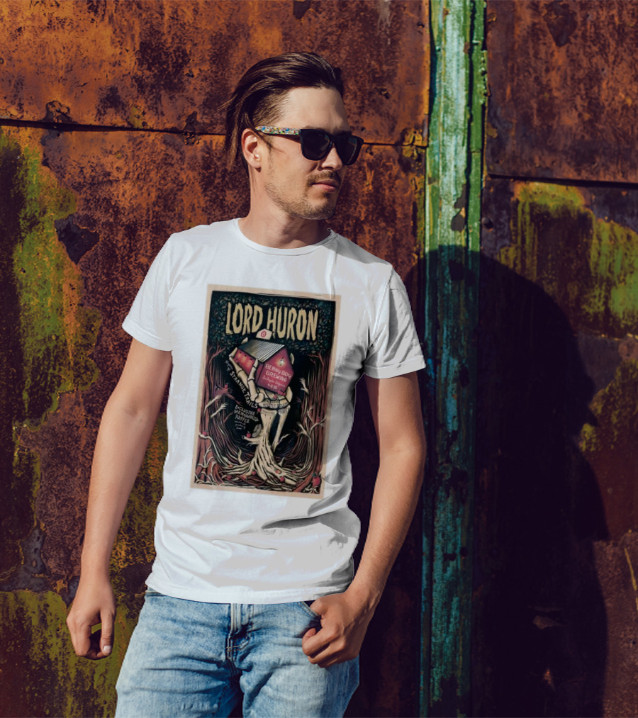 Lord Huron Strange Trails Benny Boy Brewing Apr 8 2025 Los Angeles CA Memorabilia Raffle T-Shirt