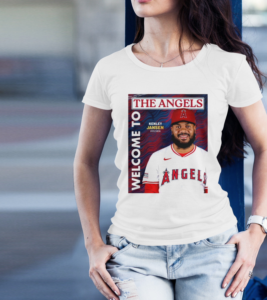 WELCOME TO THE ANGELS KENLEY JANSEN PITCHER T-Shirt