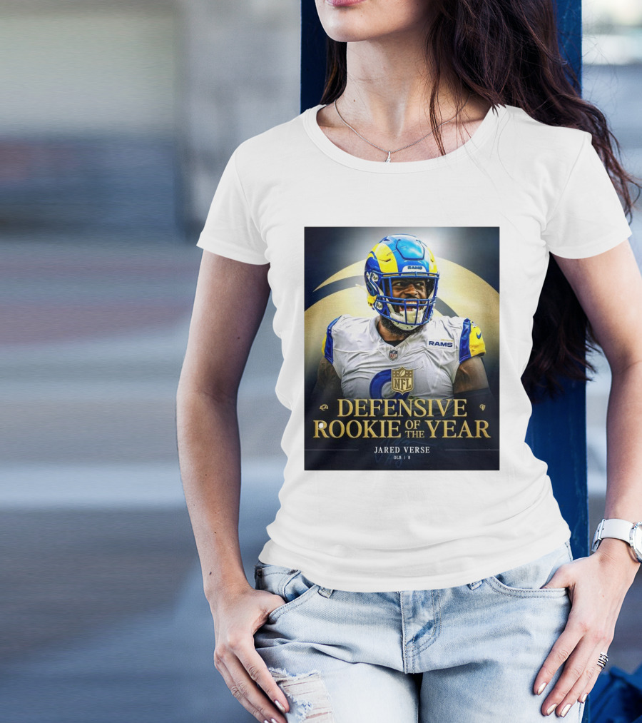 Los Angeles Rams NFL Defensive Rookie Of The Year Jared Verse OLB 2024 T-Shirt