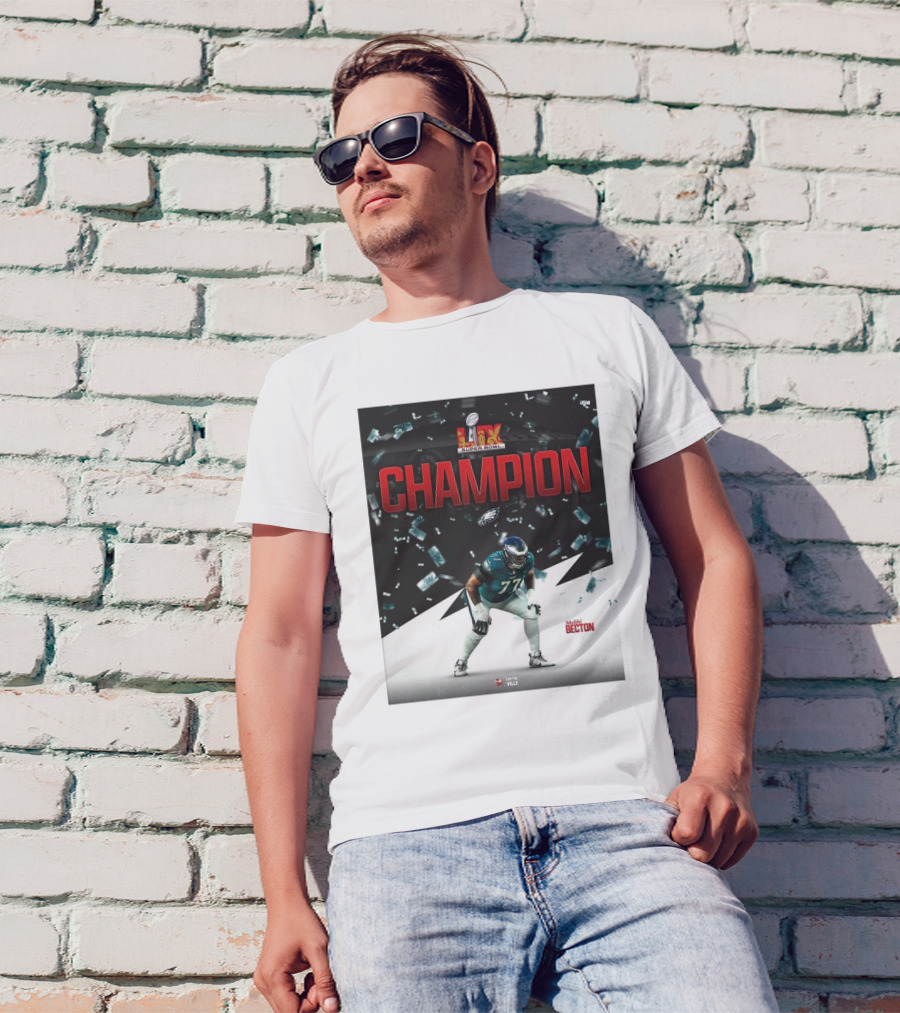 Super Bowl LIX Champion Mekhi Becton Philadelphia Eagles For The Ville T-Shirt
