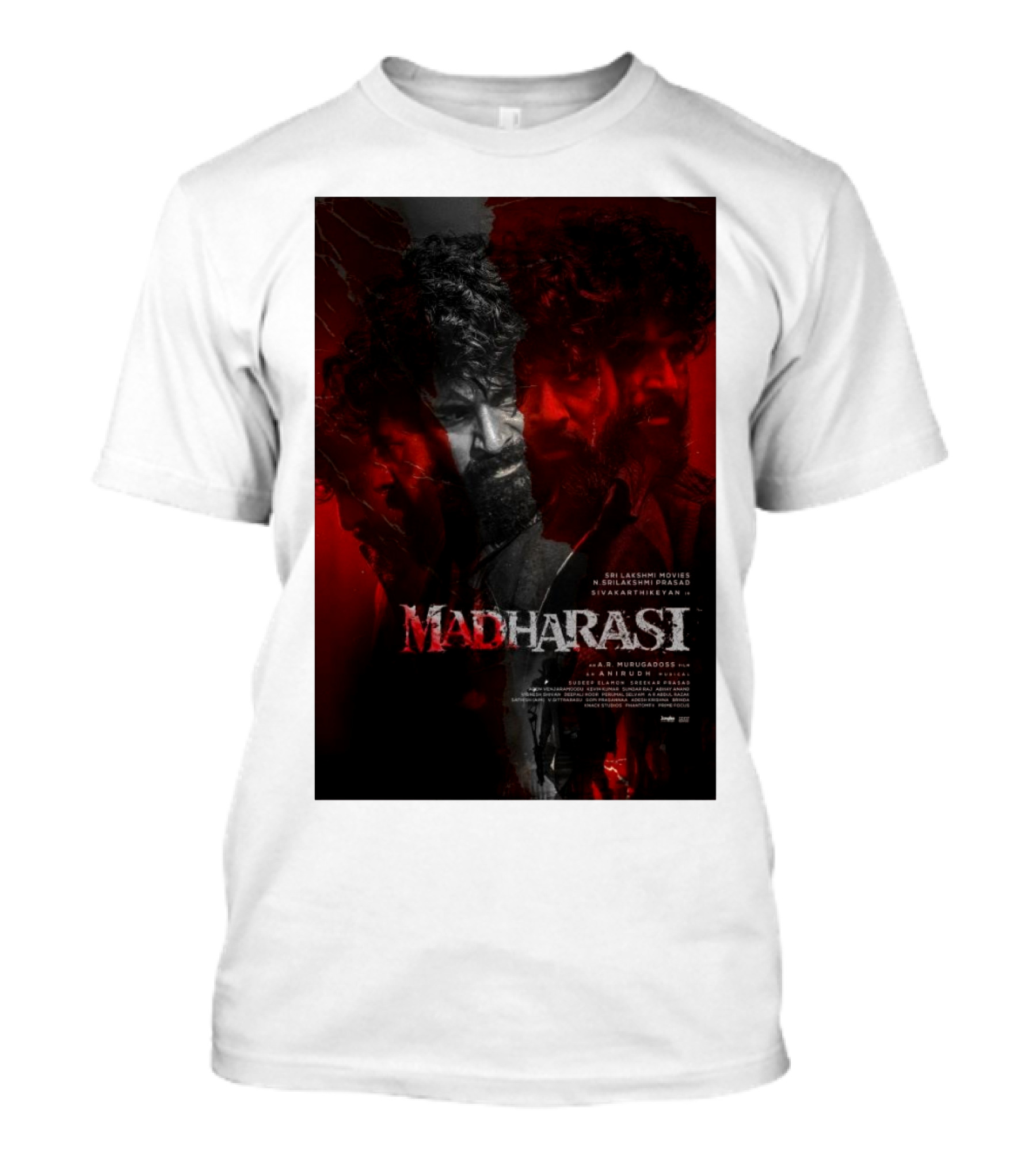 Madharasi Sivakarthikeyan A.R. Murugadoss Anirudh Sri Lakshmi Movies N. Sri Lakshmi Prasad Film T-Shirt