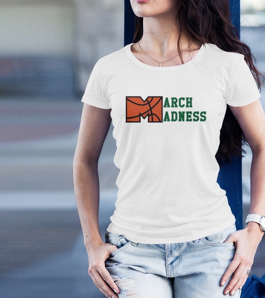 March Madness Basketball M Arch Adness T-Shirt