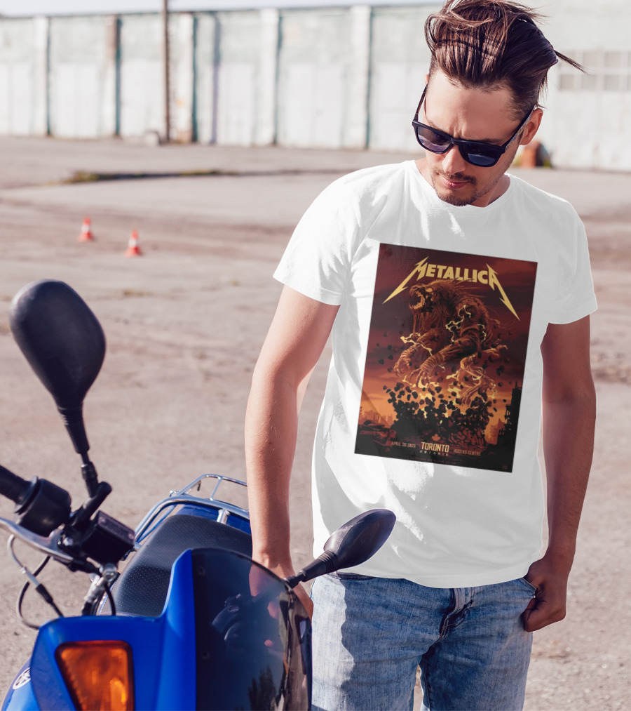 Metallica M72 Tour April 26 2025 Toronto Rogers Centre Ontario Artwork By Gibson Graphic T-Shirt