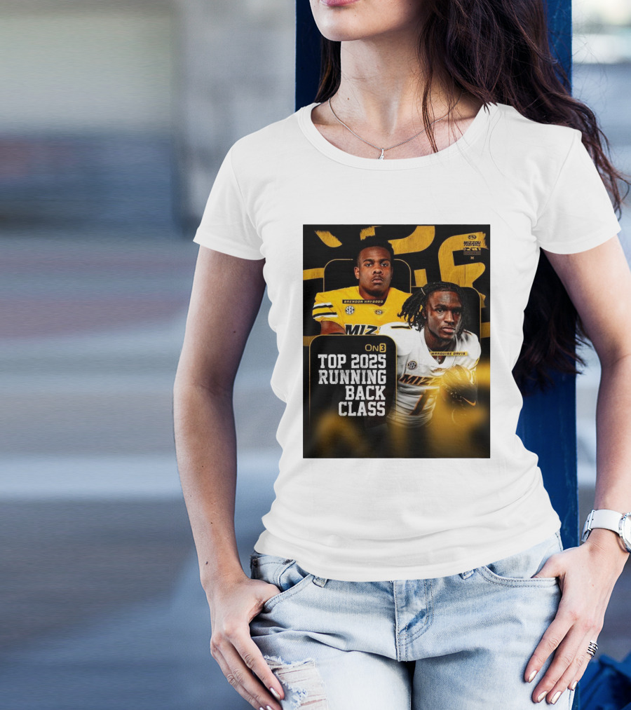 Missouri Football Top 2025 Running Back Class Brendon Haygood Marquise Davis SEC Mizzou T-Shirt