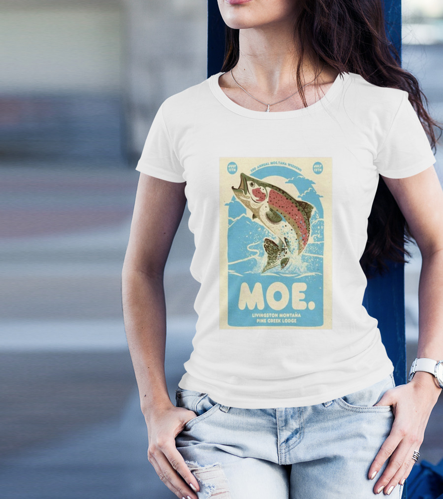 3rd Annual Moe.Tana Weekend Livingston Montana Pine Creek Lodge July 11-12 2025 T-Shirt