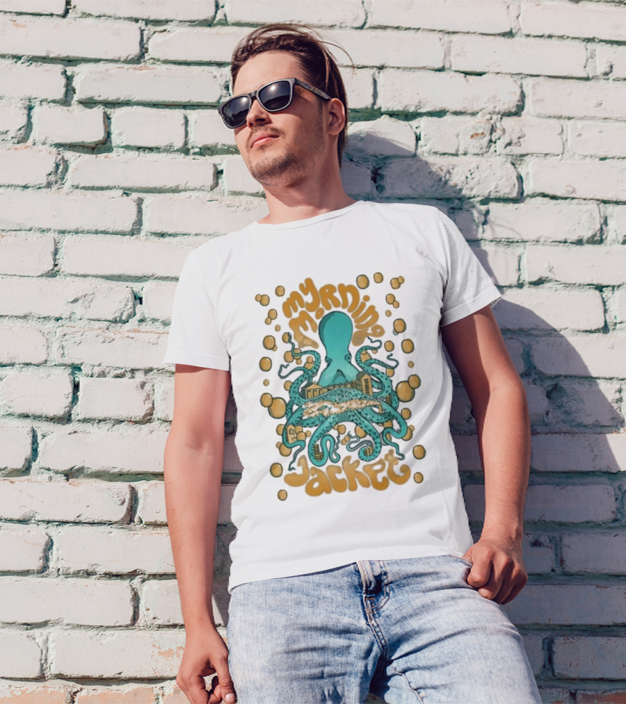 My Morning Jacket Tentacles Octopus And Bubbles T-Shirt