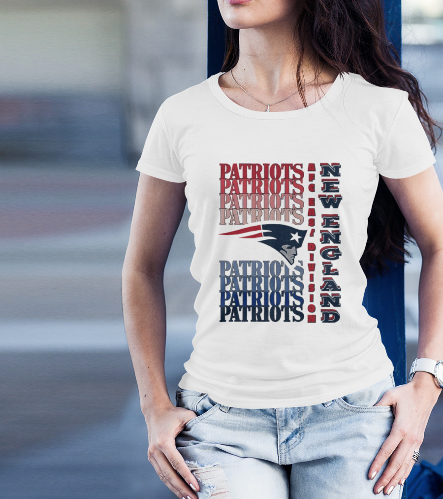 Patriots New England AFC East Division Football Team T-Shirt