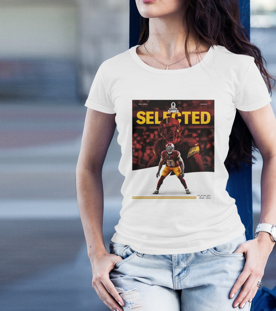 Pro Bowl Games 2025 Bobby Wagner Selected Linebacker Washington Commanders Orlando Florida T-Shirt