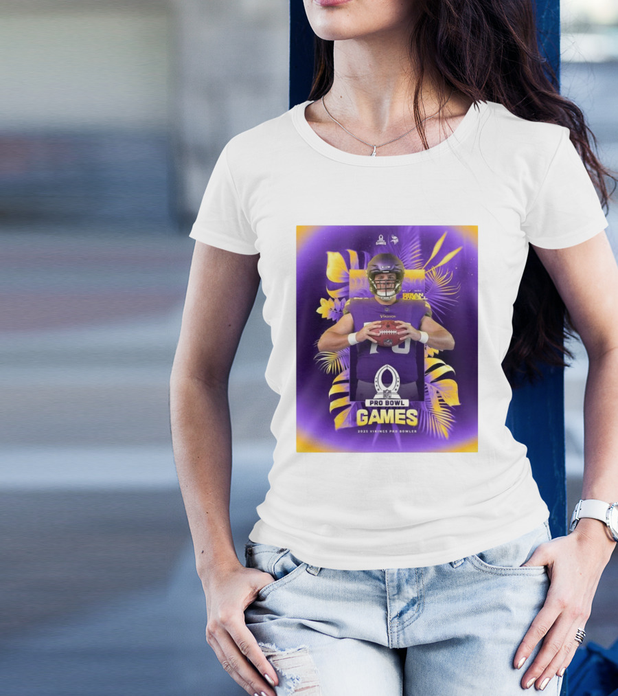 2025 NFL Pro Bowl Games Minnesota Vikings Brian O’Neill T-Shirt