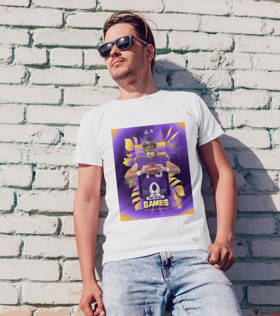 2025 NFL Pro Bowl Games Minnesota Vikings Brian O’Neill T-Shirt