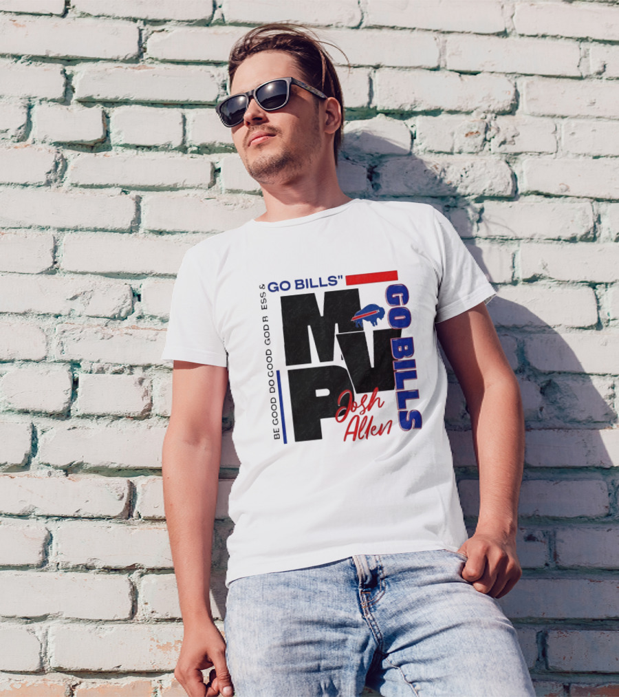 "Go Bills Josh Allen MVP Buffalo Football" T-Shirt