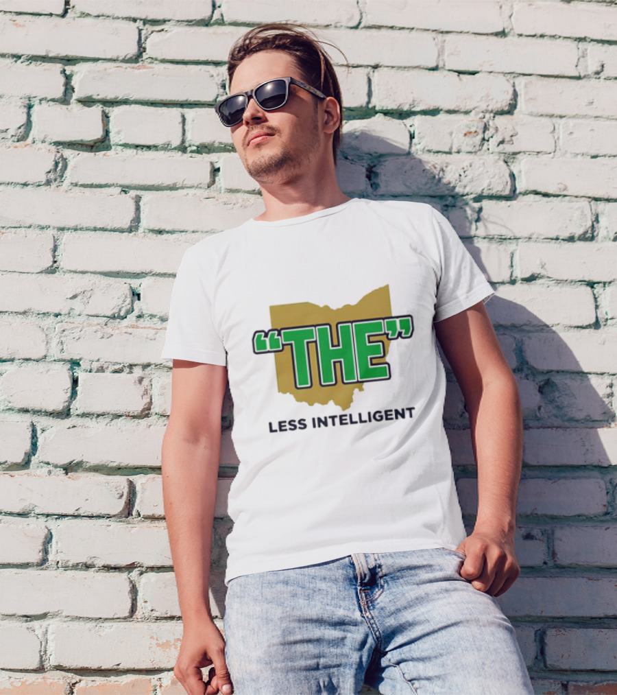"Notre Dame Fighting Irish 'The' Less Intelligent Ohio Parody" T-Shirt