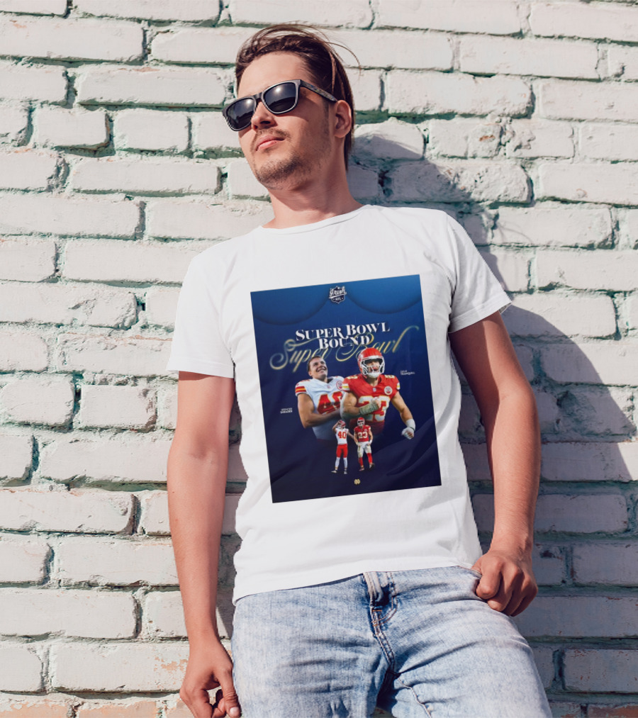Notre Dame Super Bowl Bound Spencer Shrader Drue Tranquill NFL Irish T-Shirt