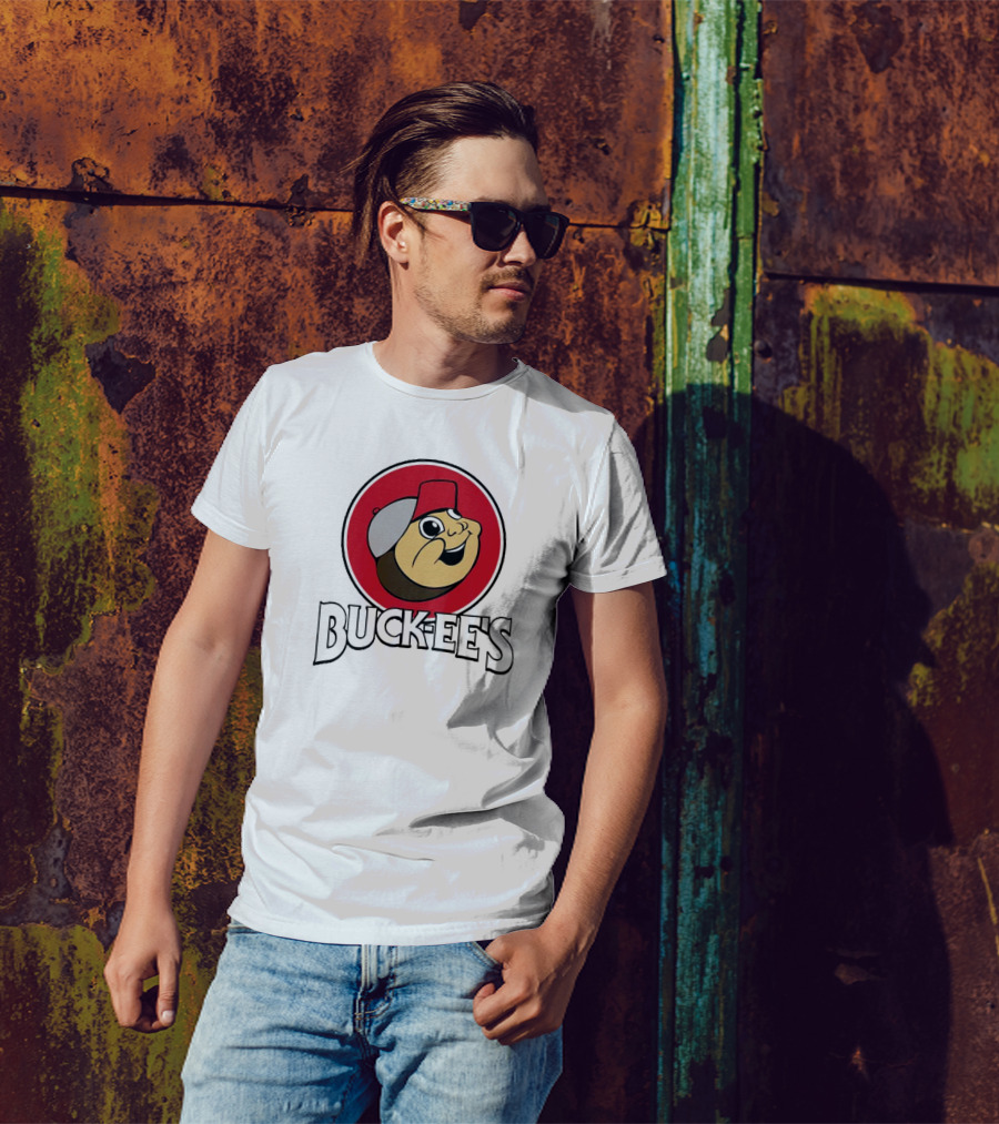 Ohio State Buckeyes Buc-ee's Beavers Retro Illustration T-Shirt