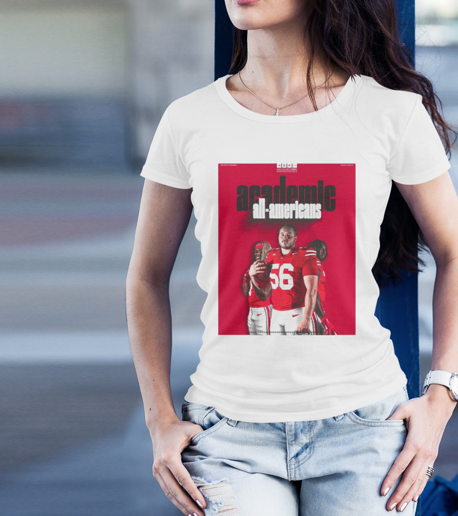 Ohio State Football Academic All-Americans Quinshon Judkins Seth McLaughlin Donovan Jackson T-Shirt