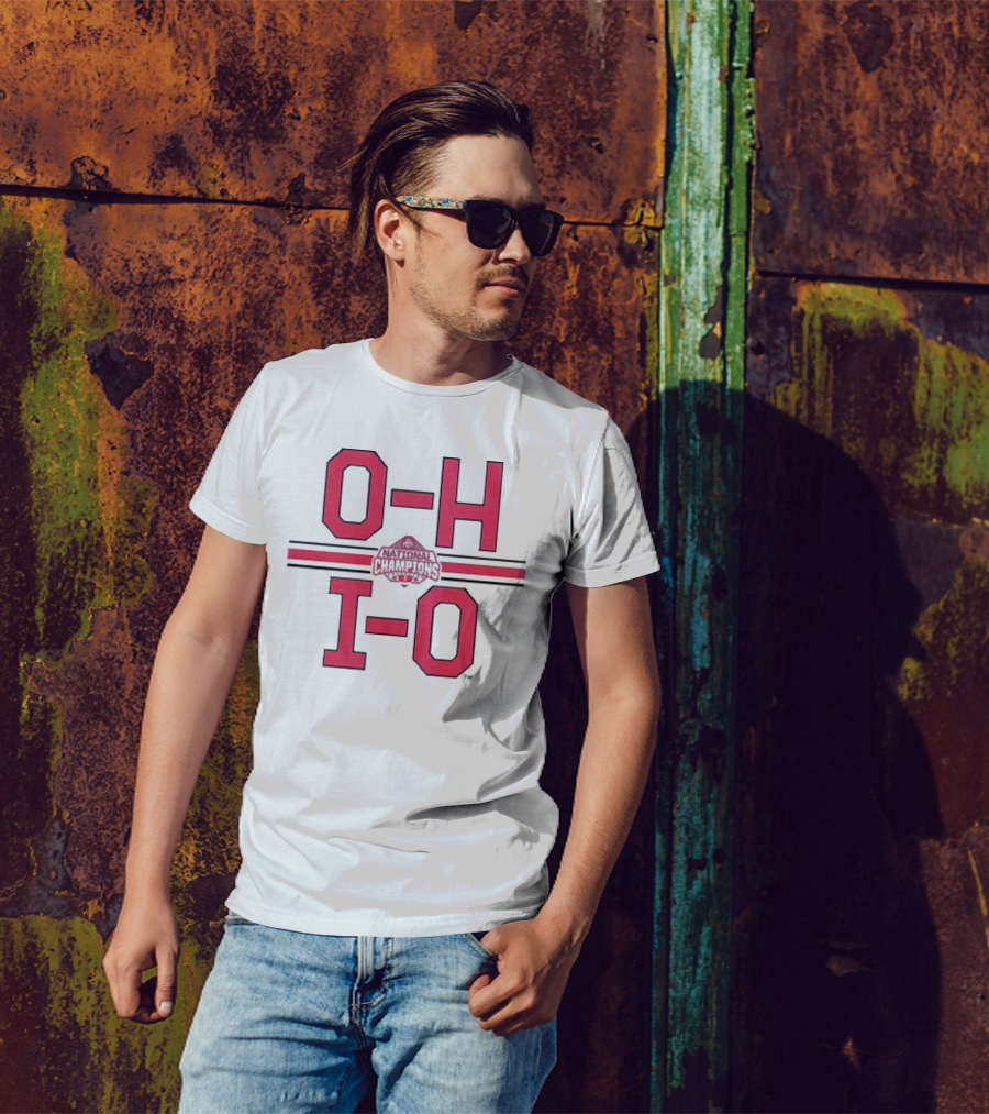 Ohio State O-H I-O National Champions Football T-Shirt